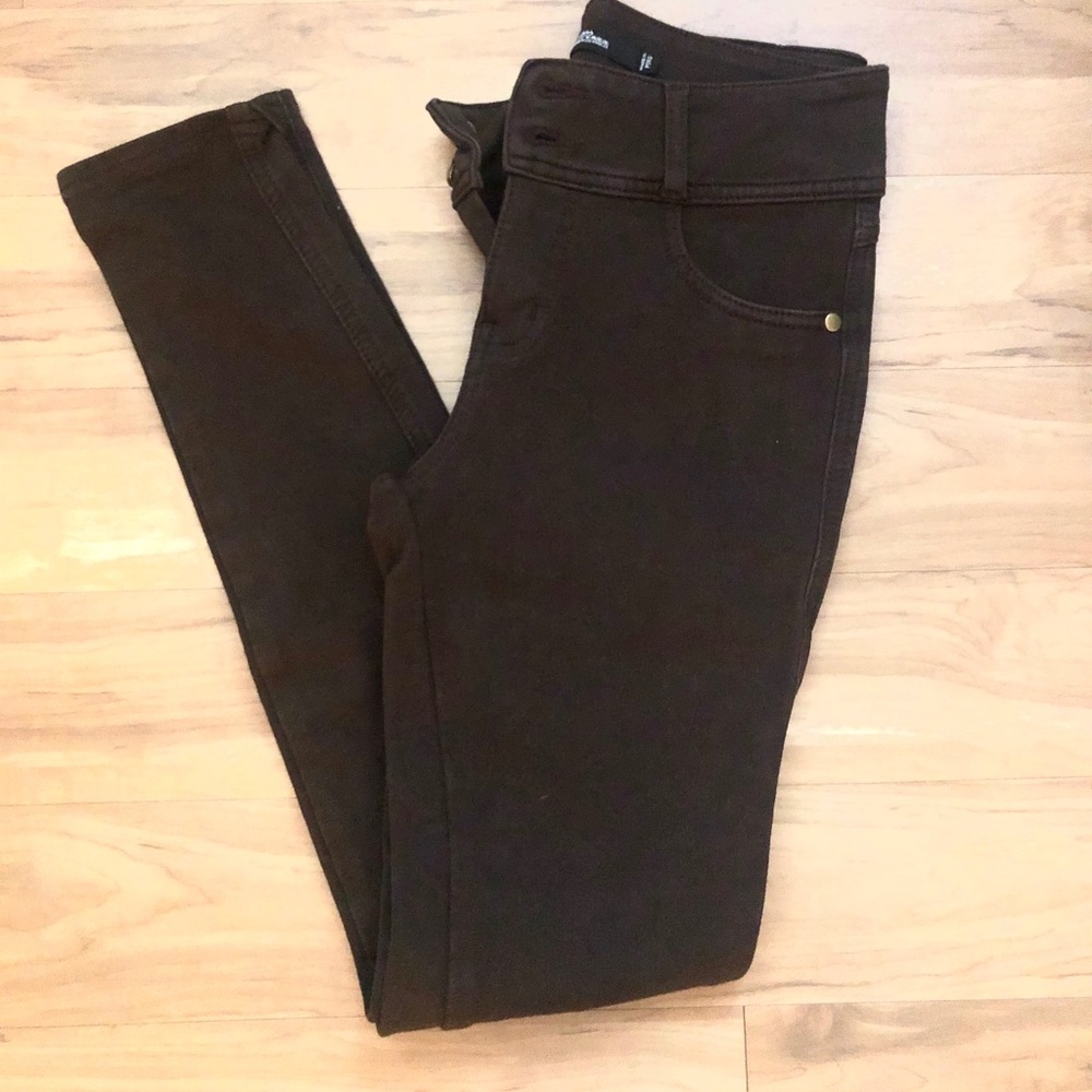 JW Maxx stretch skinny jeans brown